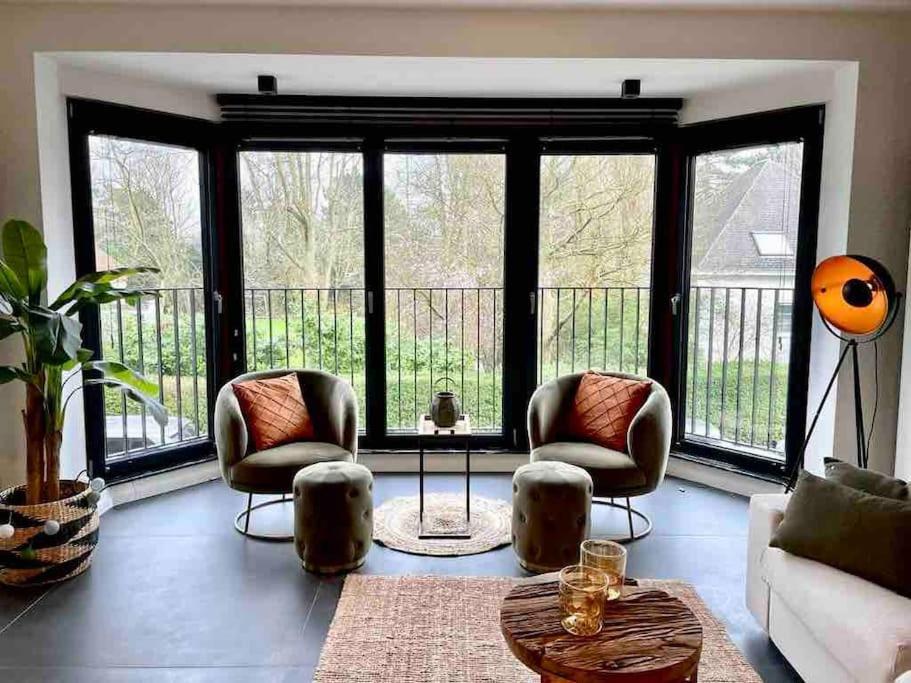 Ostend Chic, Luxe Loftstijl In Oostende Bagian luar foto