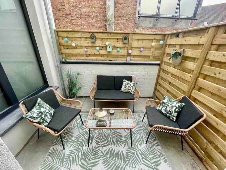 Ostend Chic, Luxe Loftstijl In Oostende Bagian luar foto