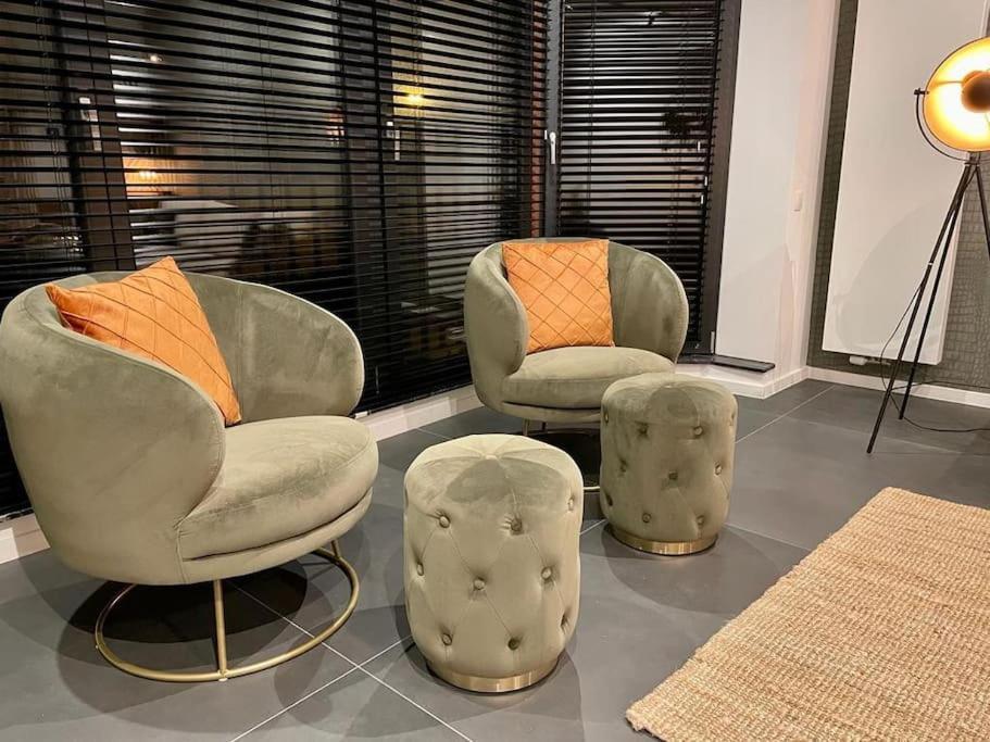 Ostend Chic, Luxe Loftstijl In Oostende Bagian luar foto