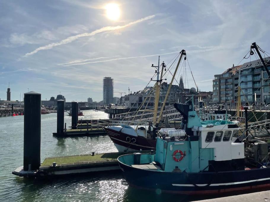 Ostend Chic, Luxe Loftstijl In Oostende Bagian luar foto