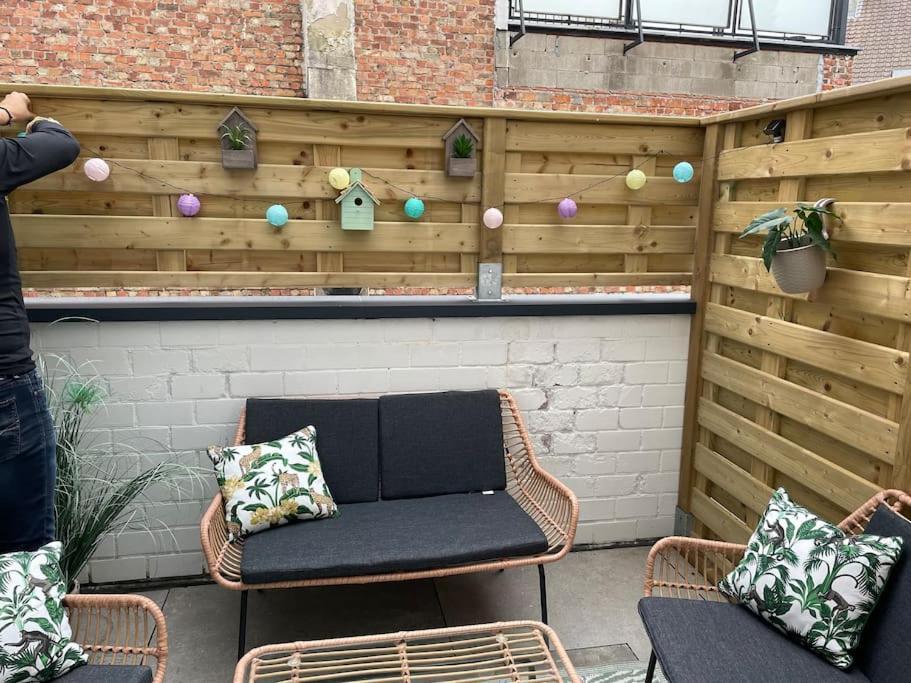 Ostend Chic, Luxe Loftstijl In Oostende Bagian luar foto